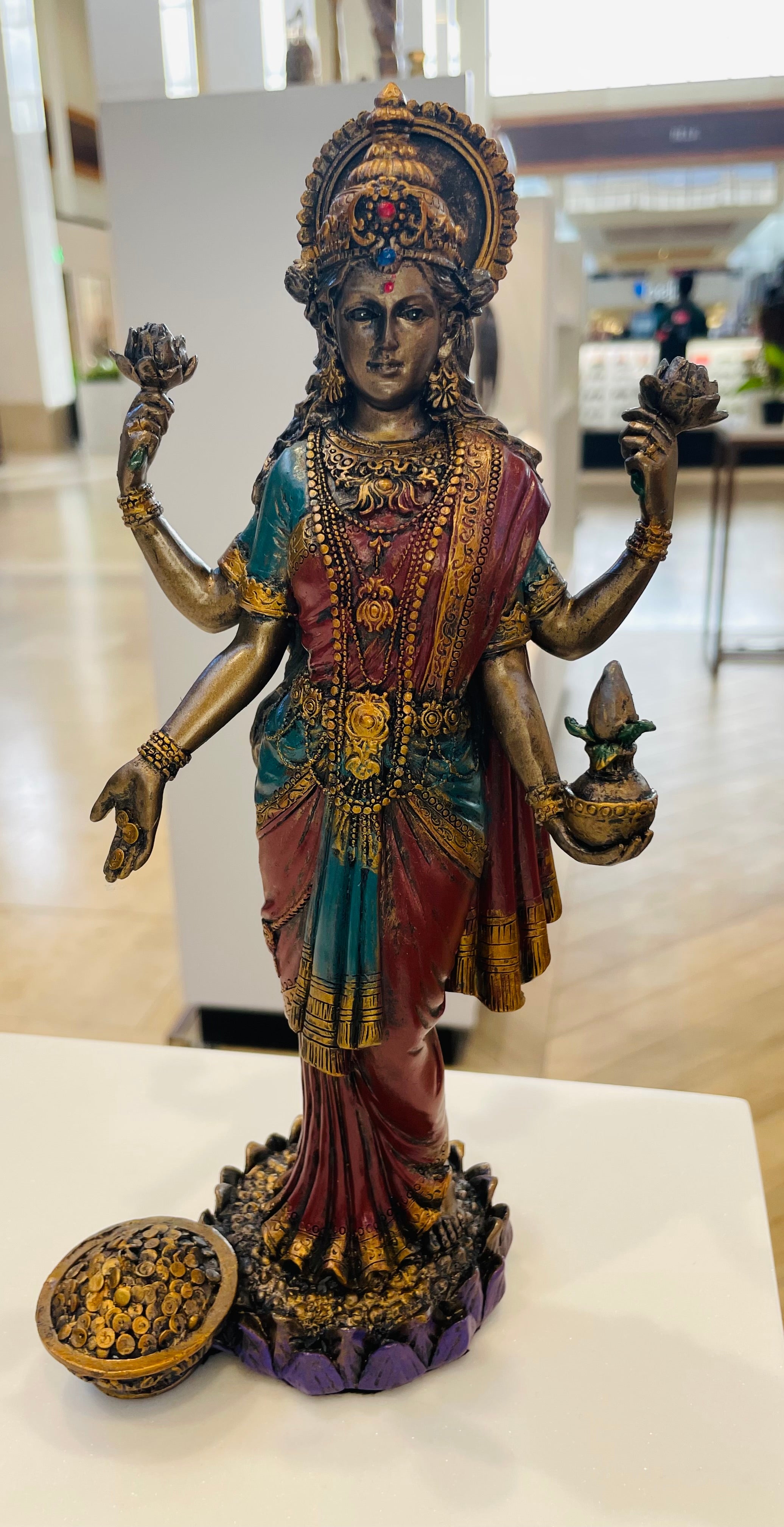 Standing LAKSHIMI Statue