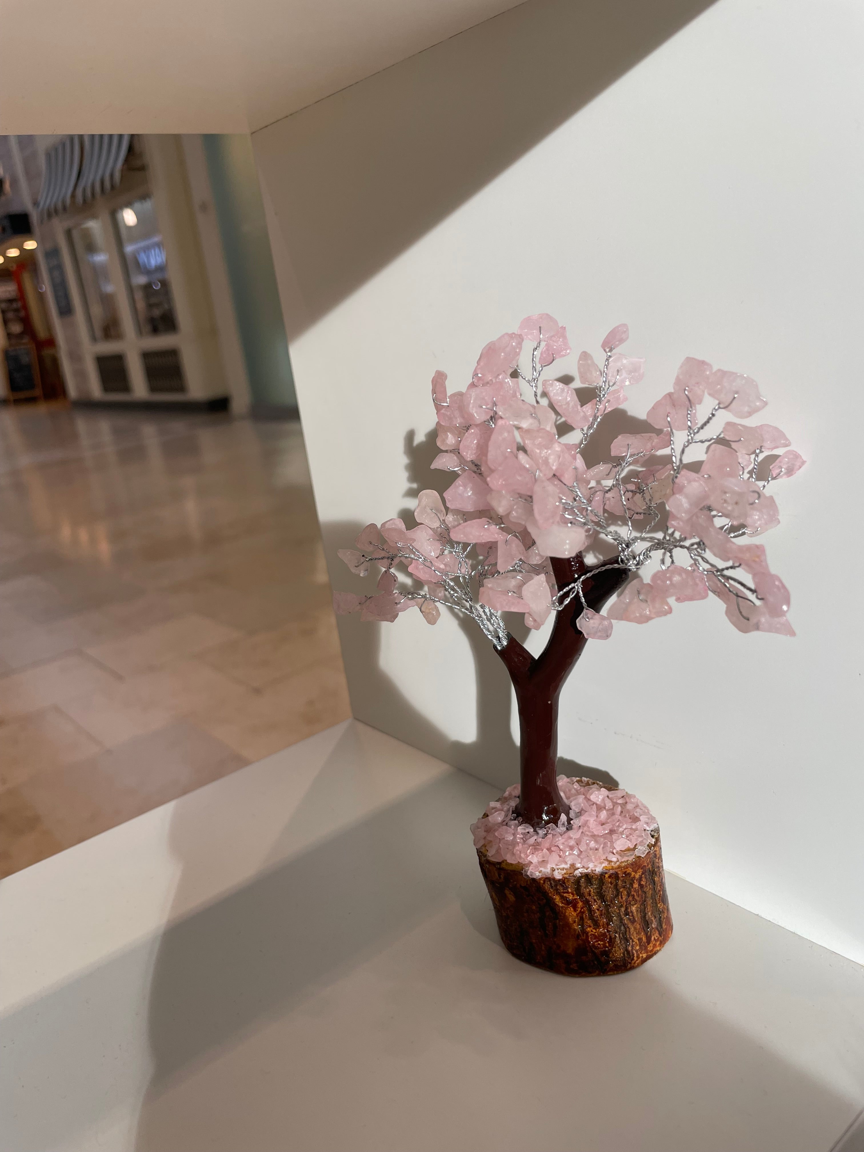 Rose Quartz Crystal Tree