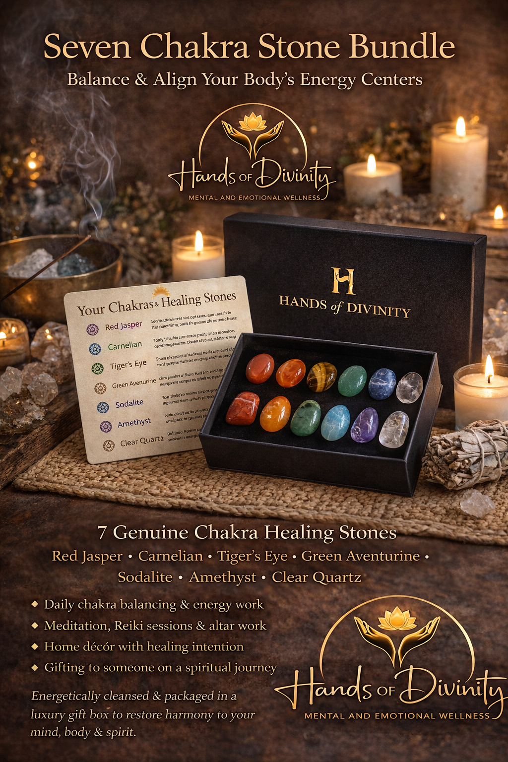 Seven Chakra Stone Bundle