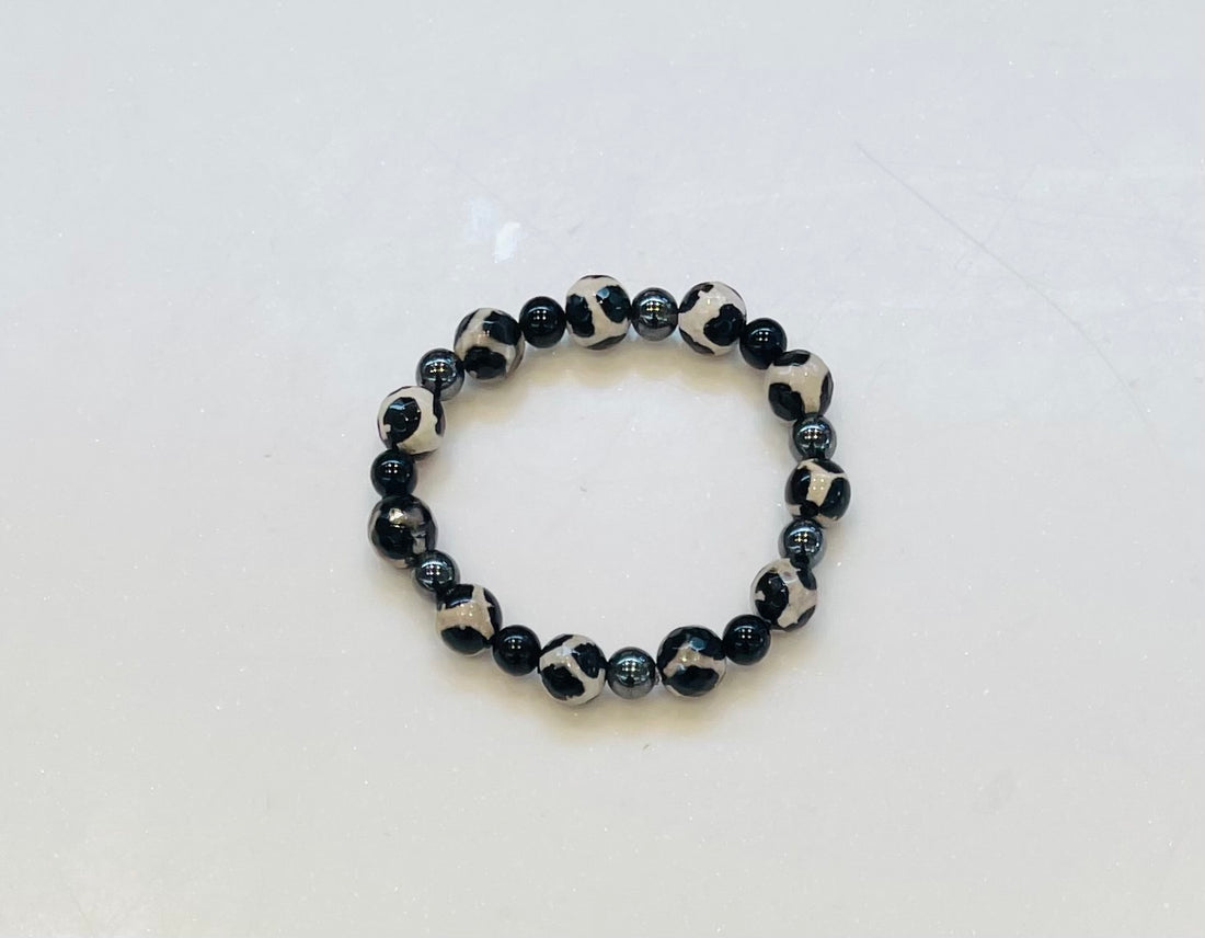 Zebra Jasper and Hematite