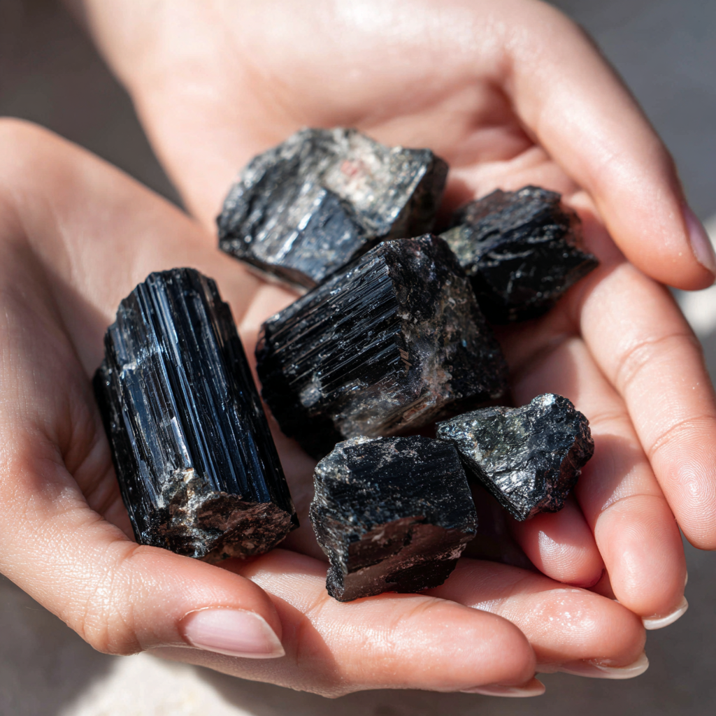 Black Tourmaline Crystal | Protection, Grounding & Energy Purification