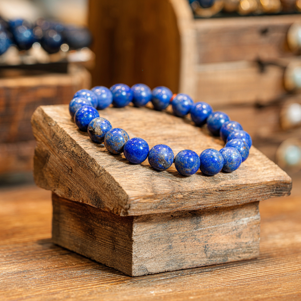 The Royal Blue | Lapis Lazuli Bracelet | Wisdom, Truth & Divine Authority