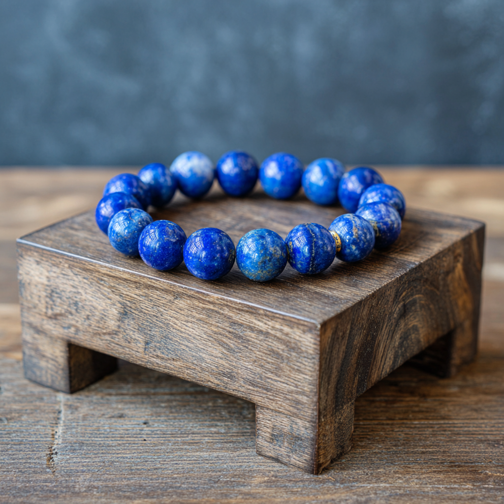 The Royal Blue | Lapis Lazuli Bracelet | Wisdom, Truth & Divine Authority