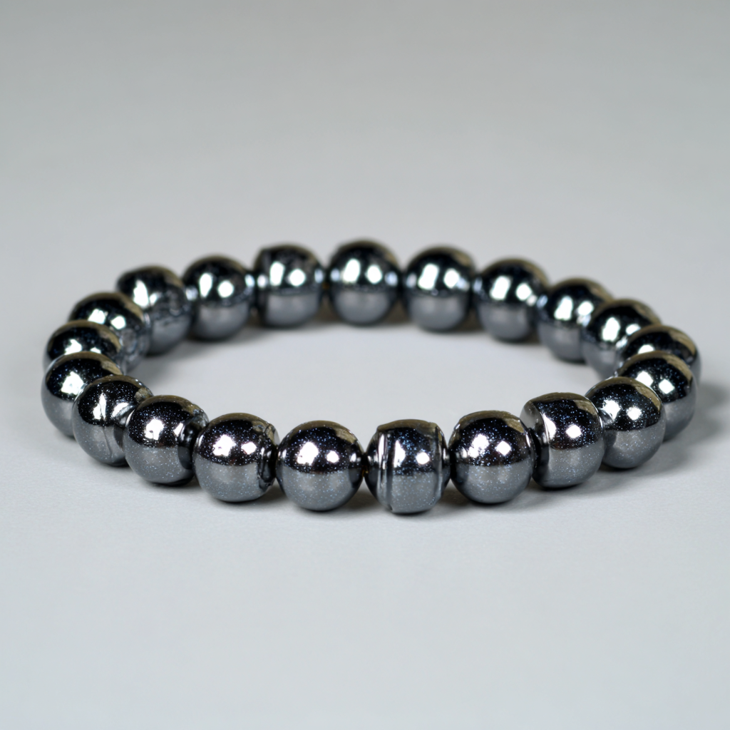 Dazzling Hematite Bracelet | Grounding, Calm & Energetic Balance