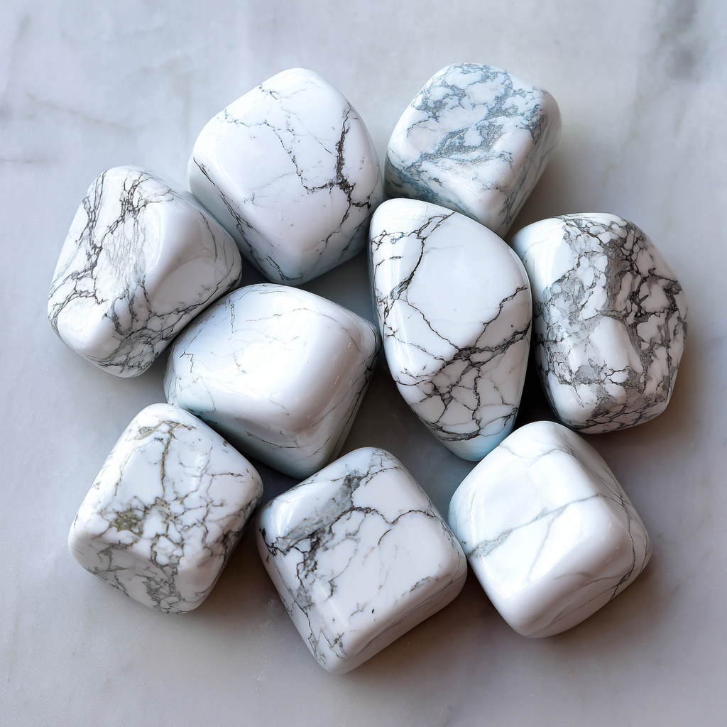 Howlite Crystal | Calm, Stress Relief & Spiritual Balance