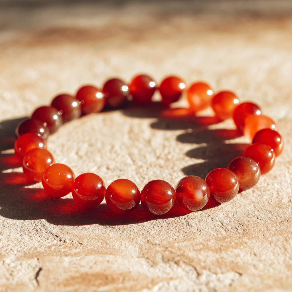 Carnelian Bracelet | Sacral Chakra, Passion & Creative Energy