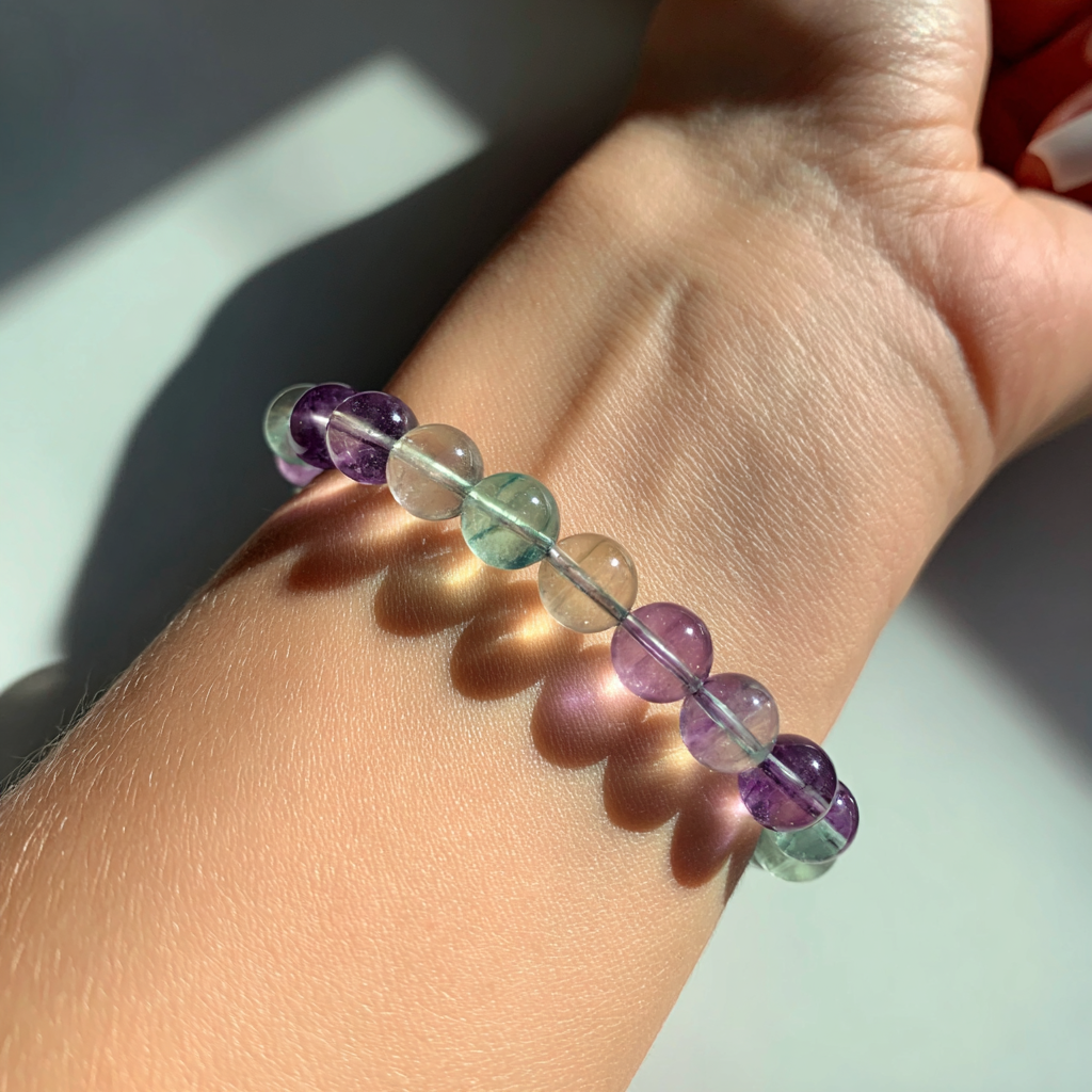 Fluorite Bracelet | Mental Clarity, Balance & Spiritual Harmony
