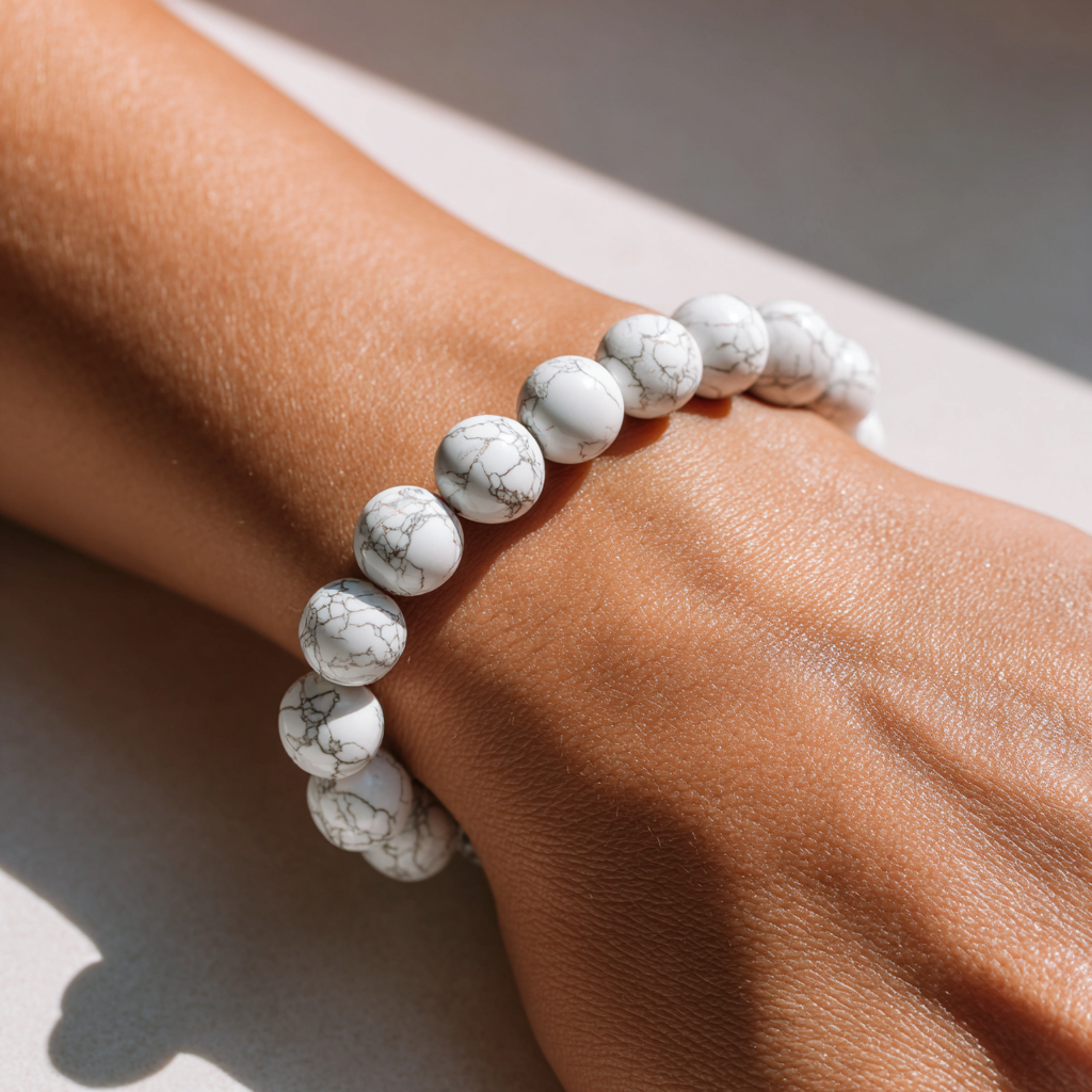 Howlite Bracelet | Calm, Peace & Emotional Stillness