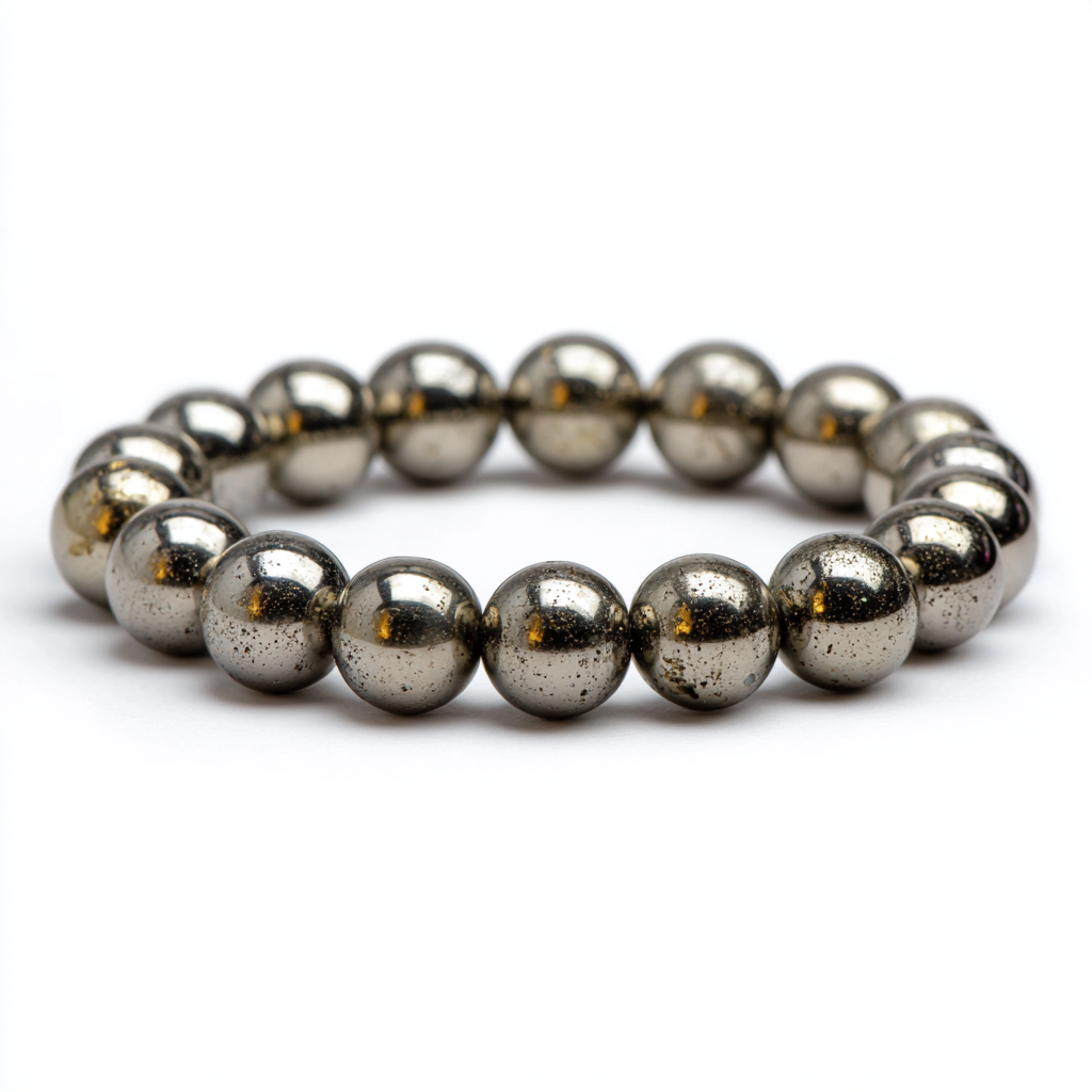 Pyrite Crystal Bracelet | Abundance, Confidence & Wealth Manifestation | Solar Plexus Chakra