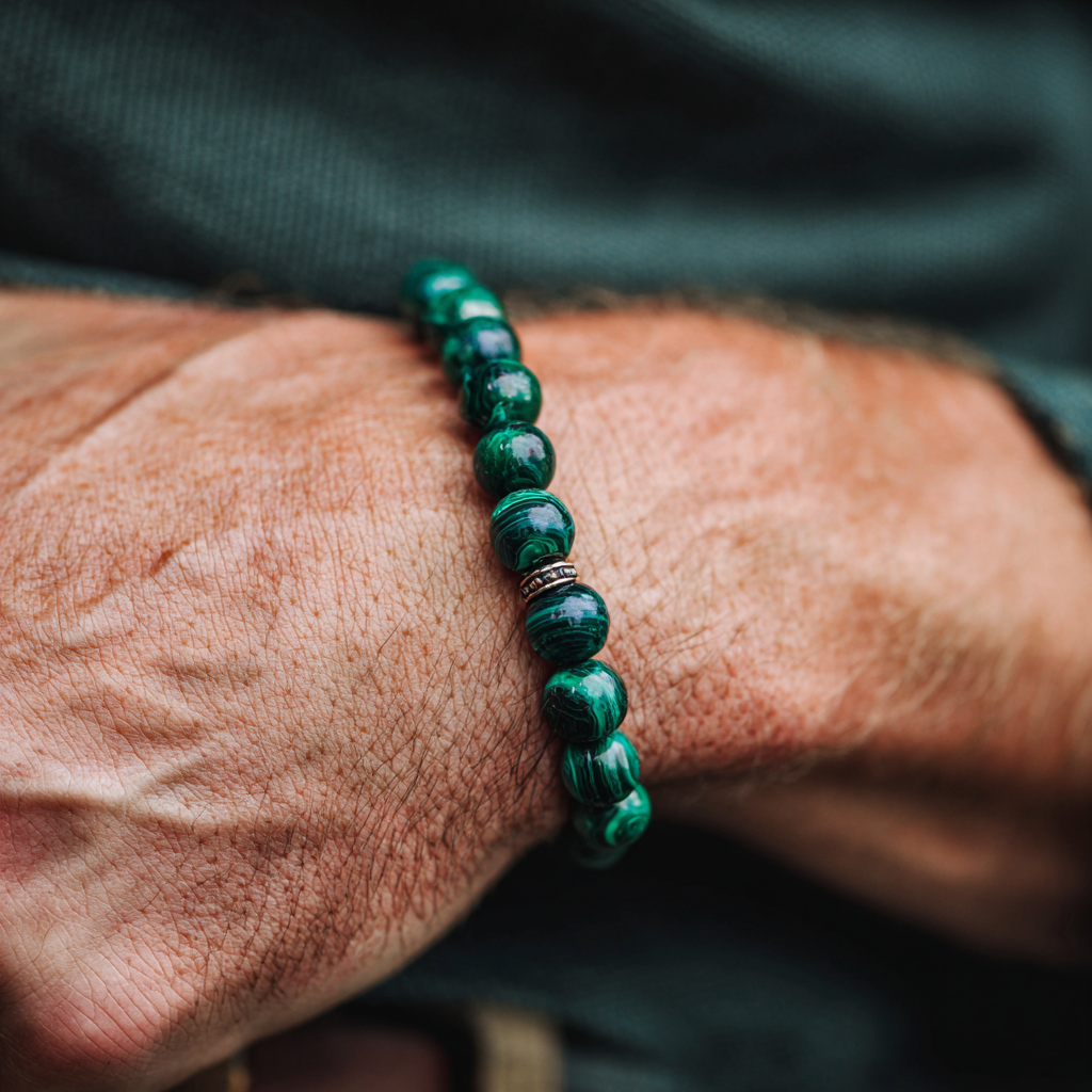 Malachite Crystal Bracelet | Stone of Transformation