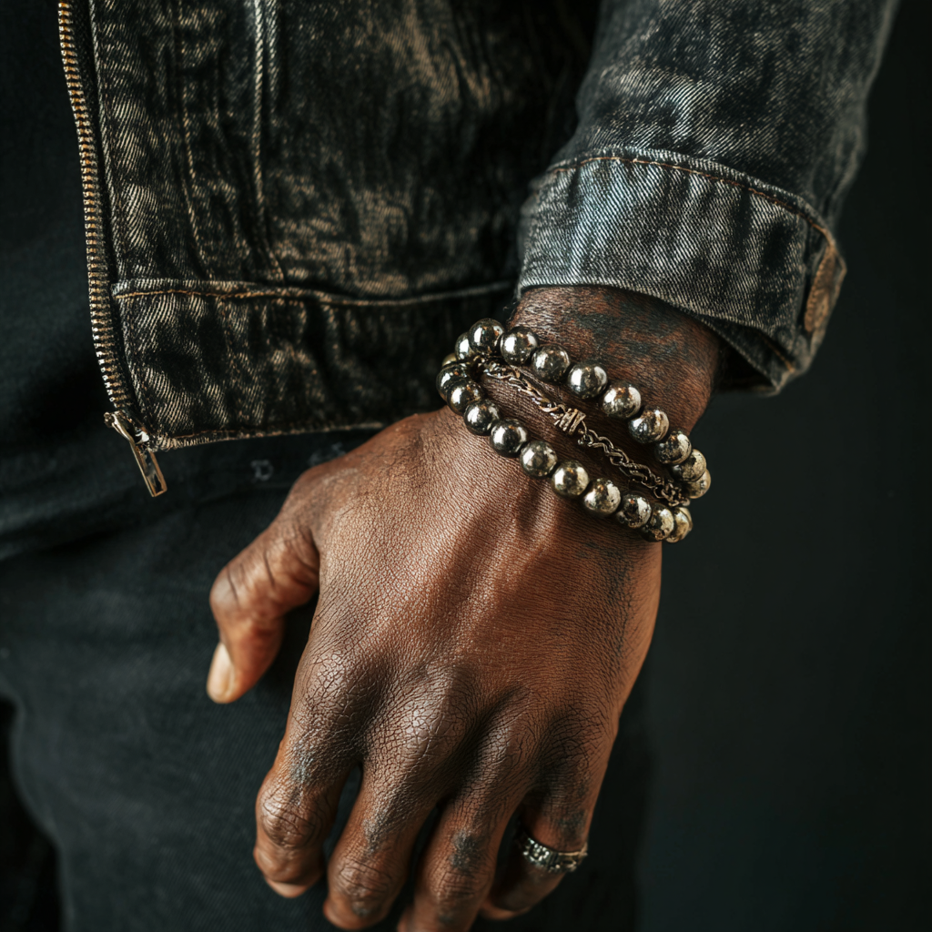 Pyrite Crystal Bracelet | Abundance, Confidence & Wealth Manifestation | Solar Plexus Chakra