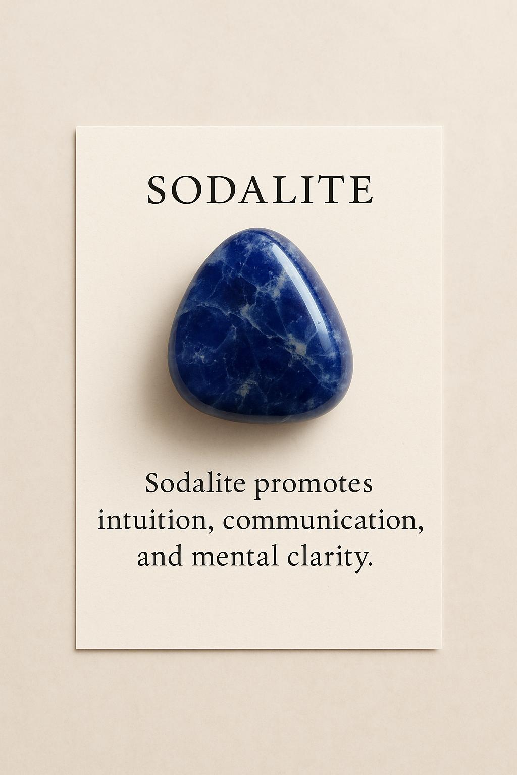 Blue Sodalite Crystal