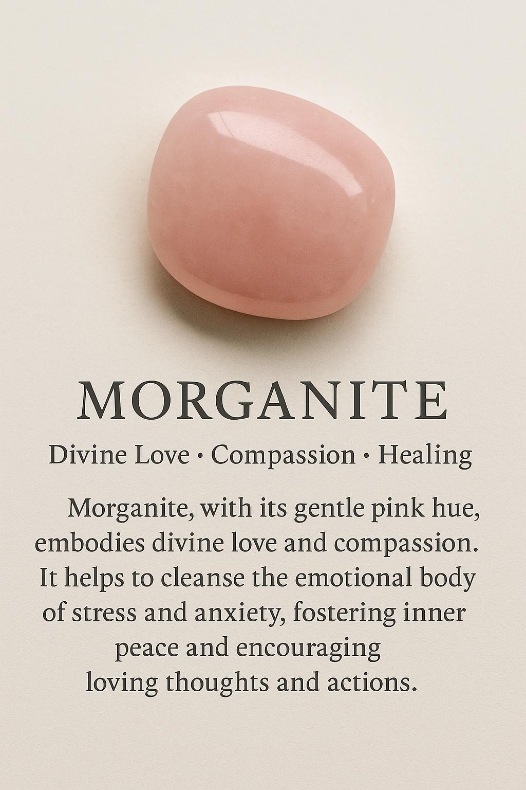 Morganite Crystal | Divine Love, Compassion & Emotional Healing
