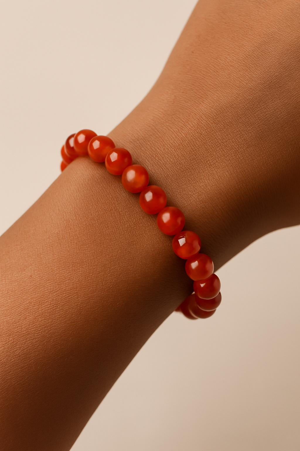 Carnelian Crystal Bracelet