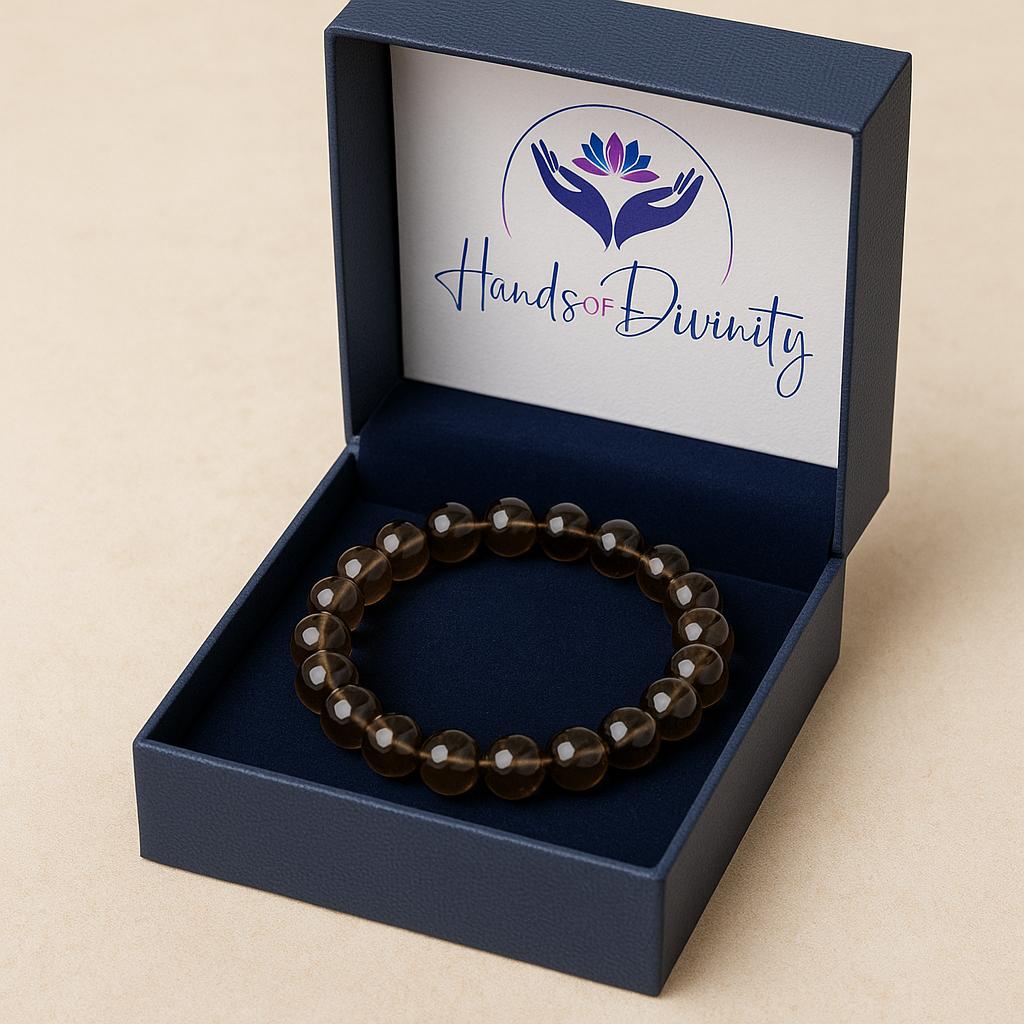 Smokey Quartz Crystal Bracelet