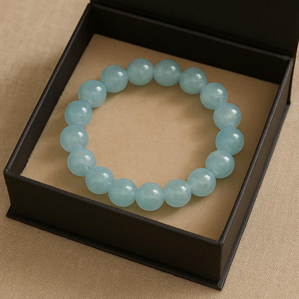 Aquamarine Crystal Bracelet