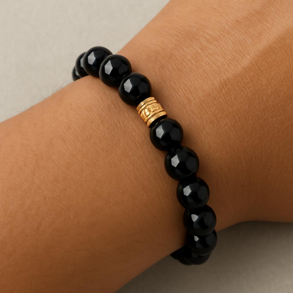 Elegant Black Onyx w Gold