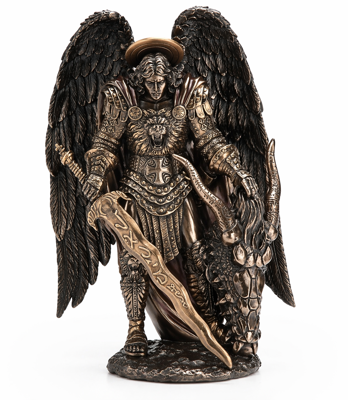 Saint Michael the Archangel Statue | Protection, Courage & Divine Strength | 10.63"