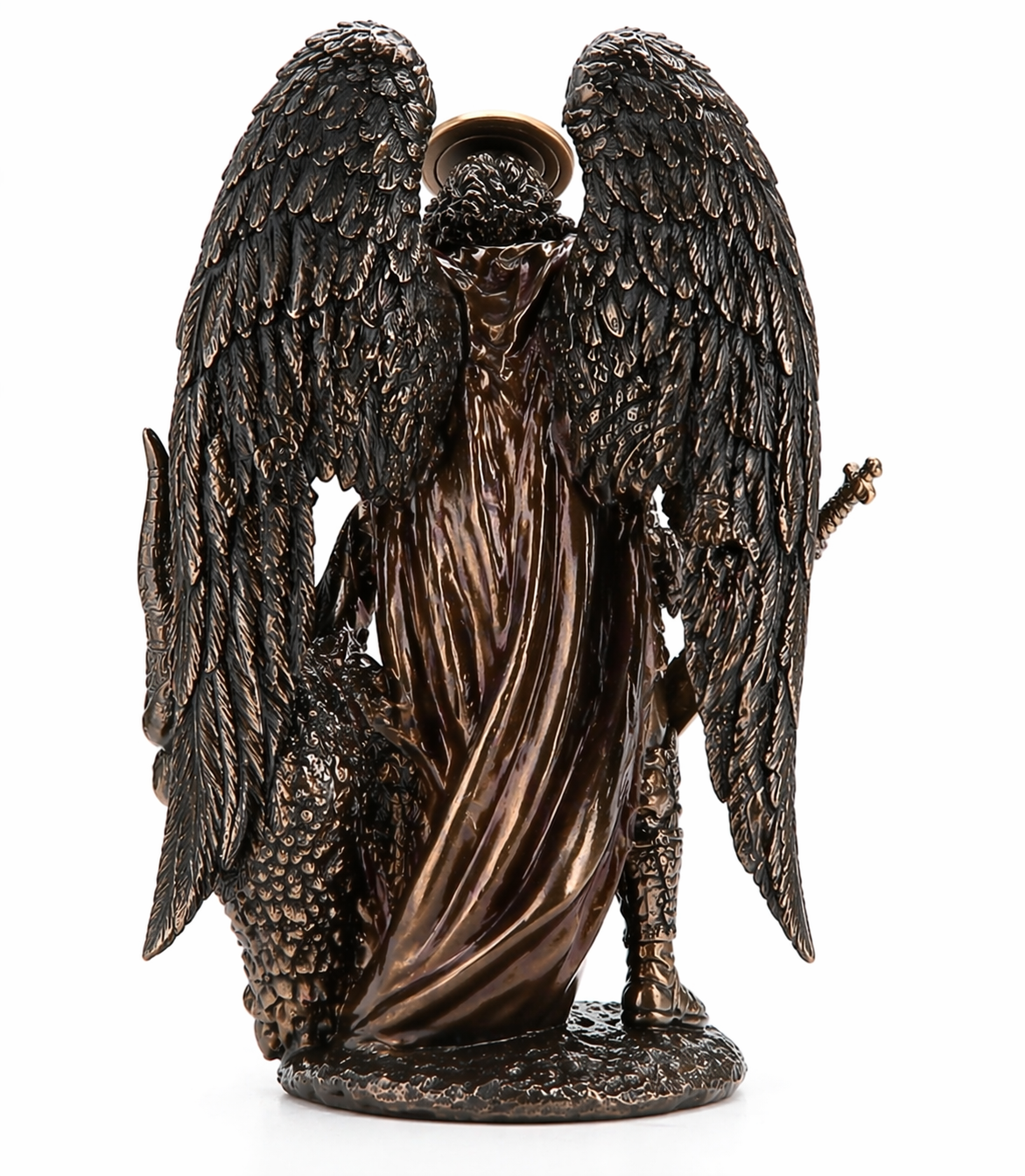 Saint Michael the Archangel Statue | Protection, Courage & Divine Strength | 10.63"