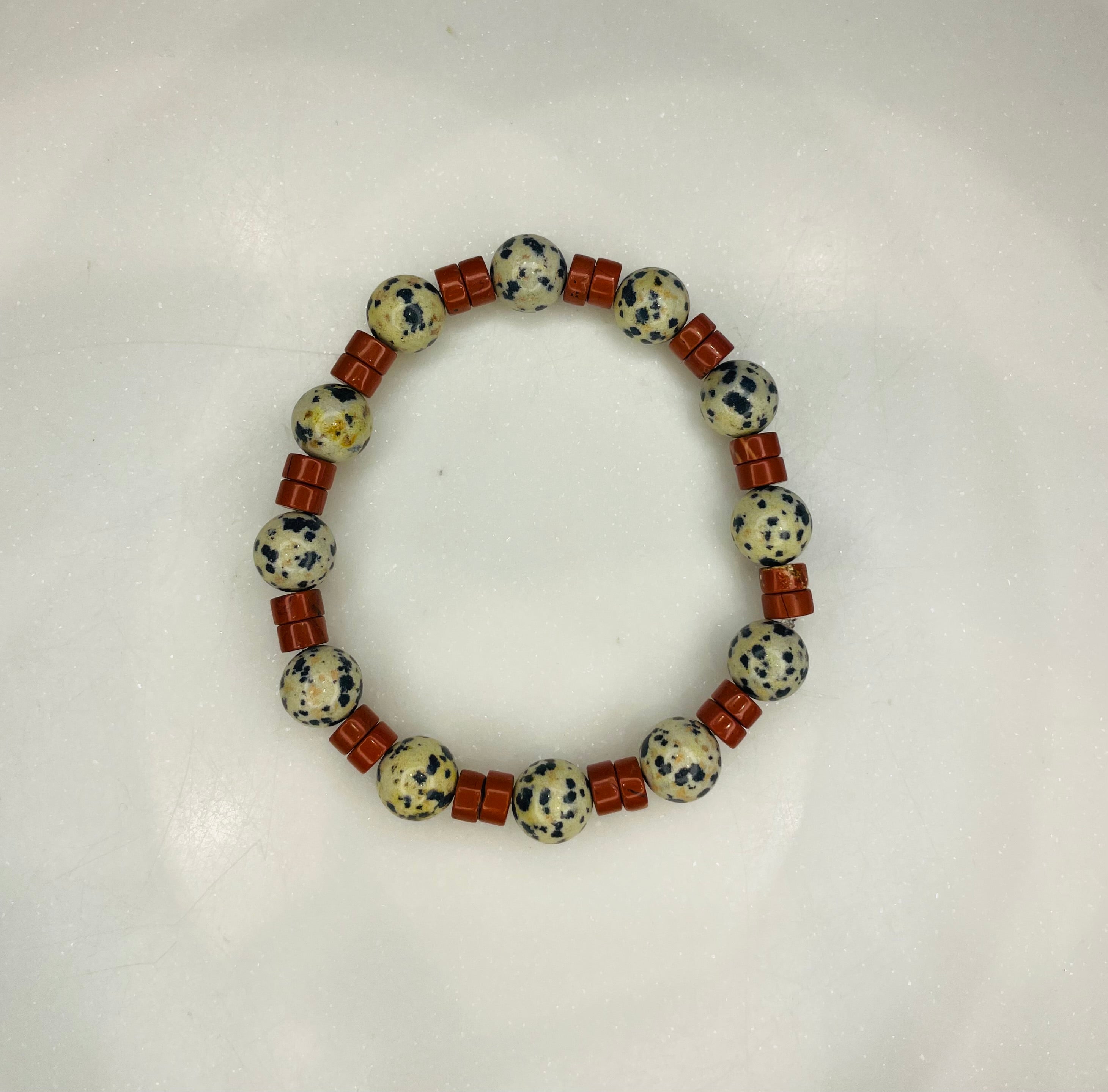 Dalmation Jasper and Red Jasper