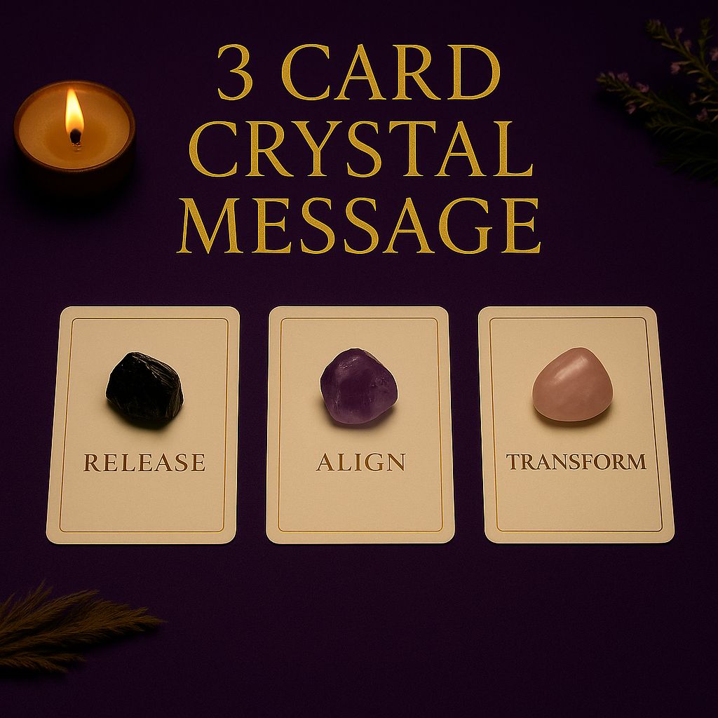 Crystal Message 3 cards for $15