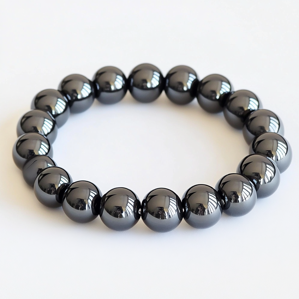 The Stoic | Hematite Bracelet | Grounding, Balance & Root Chakra