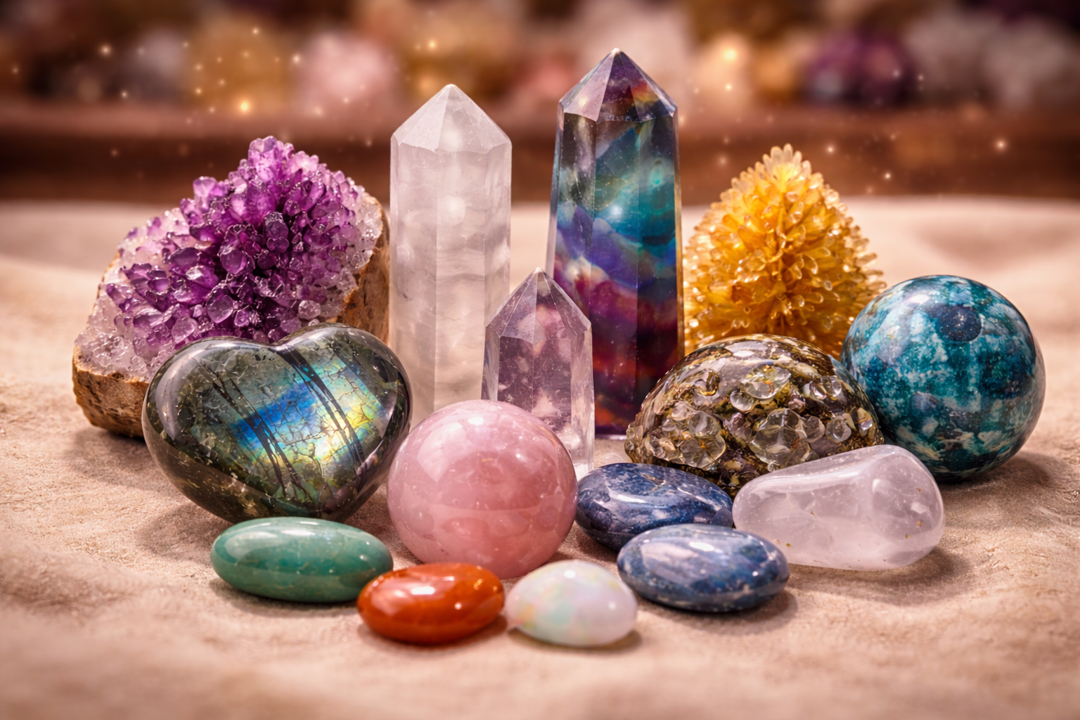 Vibrant Energy Collection: Charged Crystals