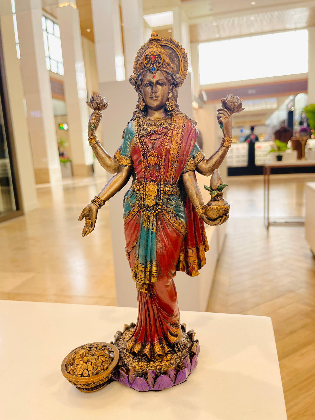 Standing LAKSHIMI Statue