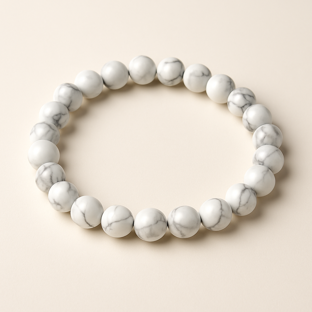 Howlite Crystal Bracelet