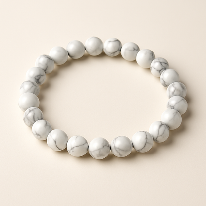 Howlite Crystal Bracelet