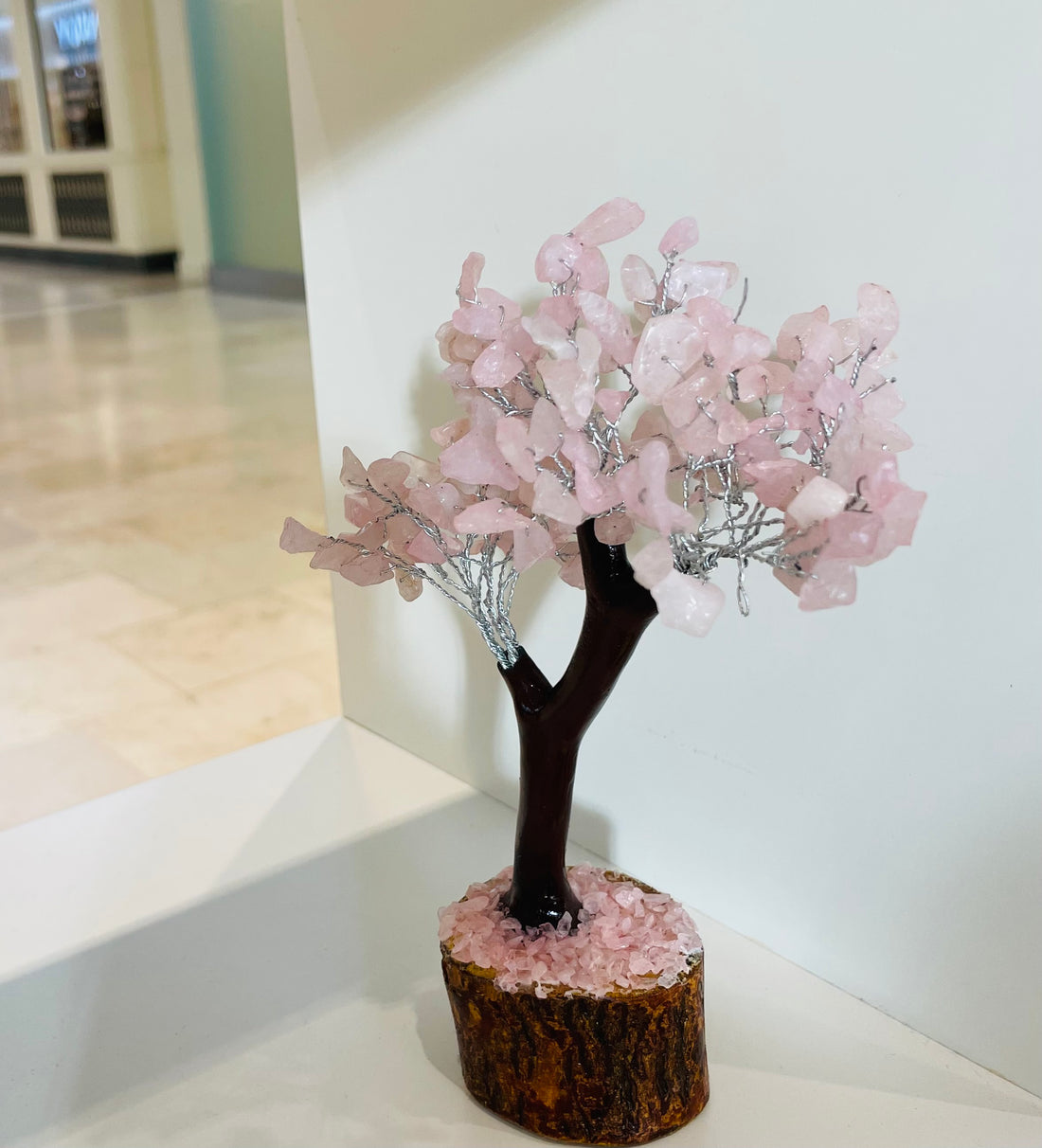 Rose Quartz Crystal Tree