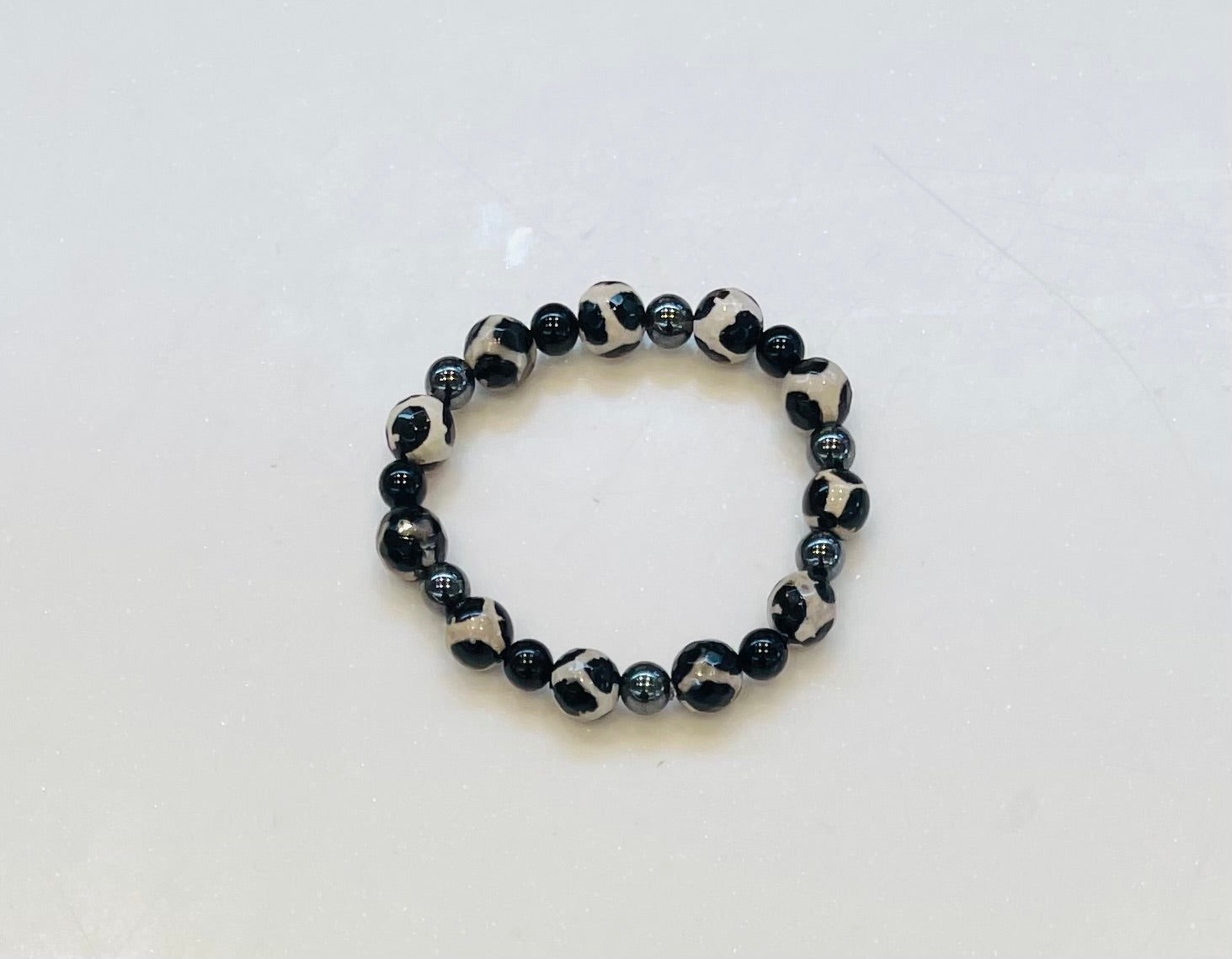 Zebra Jasper and Hematite