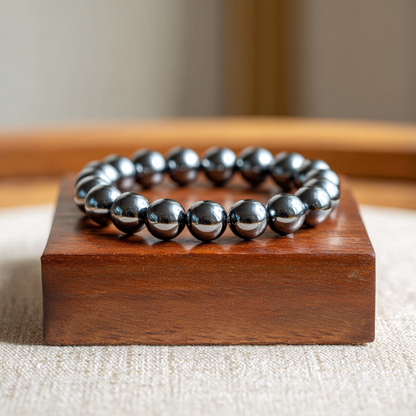 Dazzling Hematite Bracelet | Grounding, Calm &amp; Energetic Balance