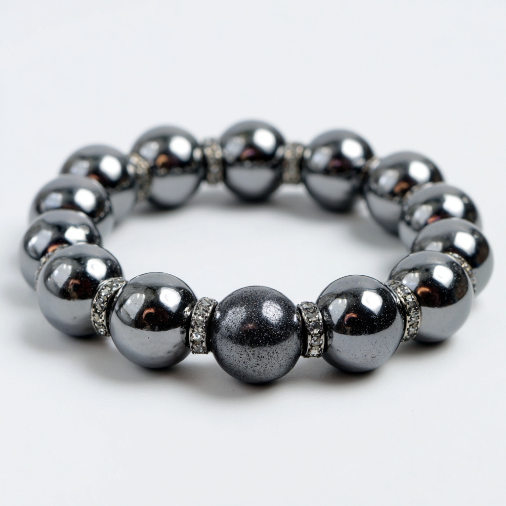 The Stoic | Hematite Bracelet | Grounding, Balance &amp; Root Chakra