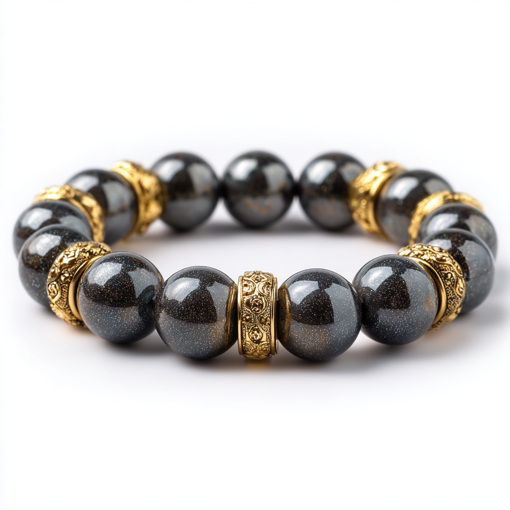 The Stoic | Hematite Bracelet | Grounding, Balance &amp; Root Chakra