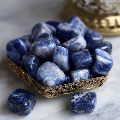 Blue Sodalite Crystal | Clarity, Communication &amp; Spiritual Balance