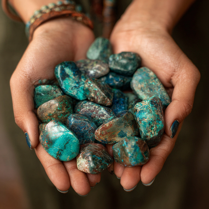 Chrysocolla Crystal | Feminine Power, Communication &amp; Inner Strength