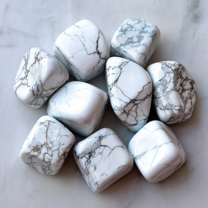 Howlite Crystal | Calm, Stress Relief &amp; Spiritual Balance