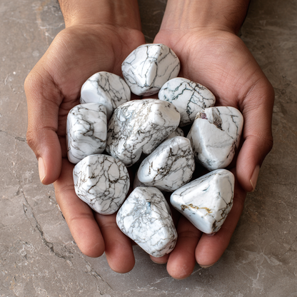 Howlite Crystal | Calm, Stress Relief &amp; Spiritual Balance
