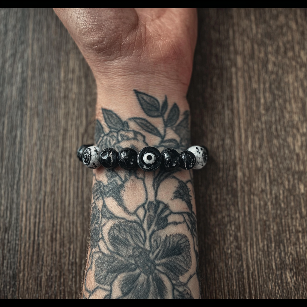 "Big Dawg" Hematite &amp; Onyx  Bracelet | Wealth, Protection &amp; Elevated Style
