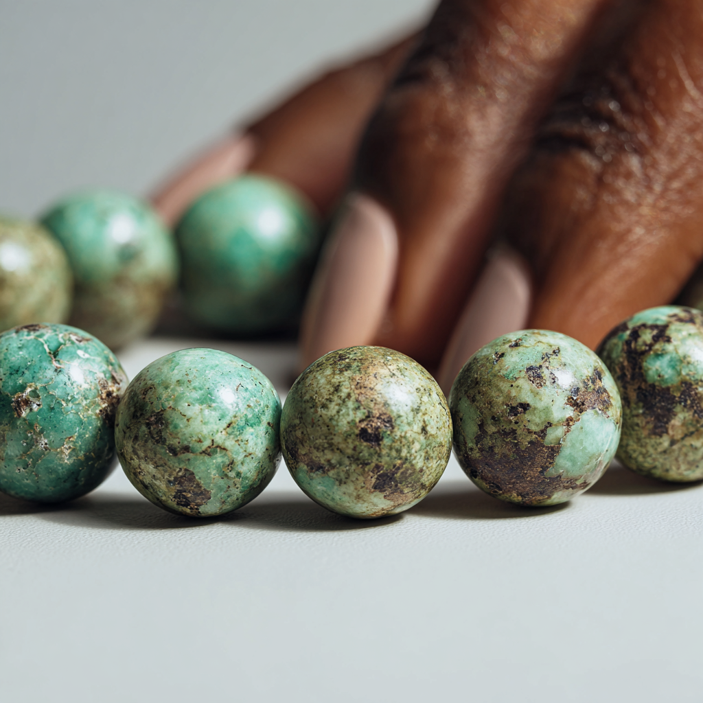 African Turquoise Bracelet | Stone of Evolution | Growth &amp; Transformation