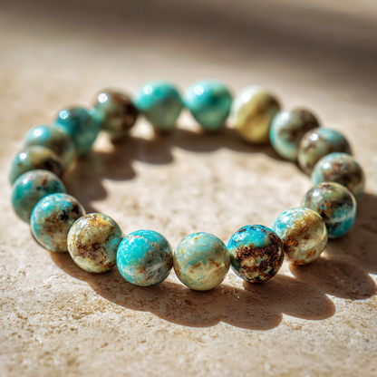 African Turquoise Bracelet | Stone of Evolution | Growth &amp; Transformation