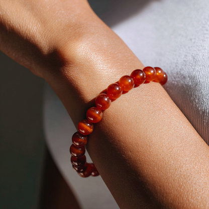 Carnelian Bracelet | Sacral Chakra, Passion &amp; Creative Energy