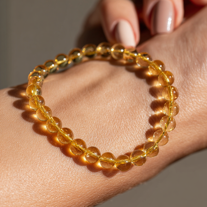 Citrine Bracelet | Stone of Abundance | Positivity, Confidence &amp; Manifestation