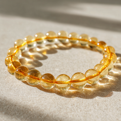 Citrine Bracelet | Stone of Abundance | Positivity, Confidence &amp; Manifestation