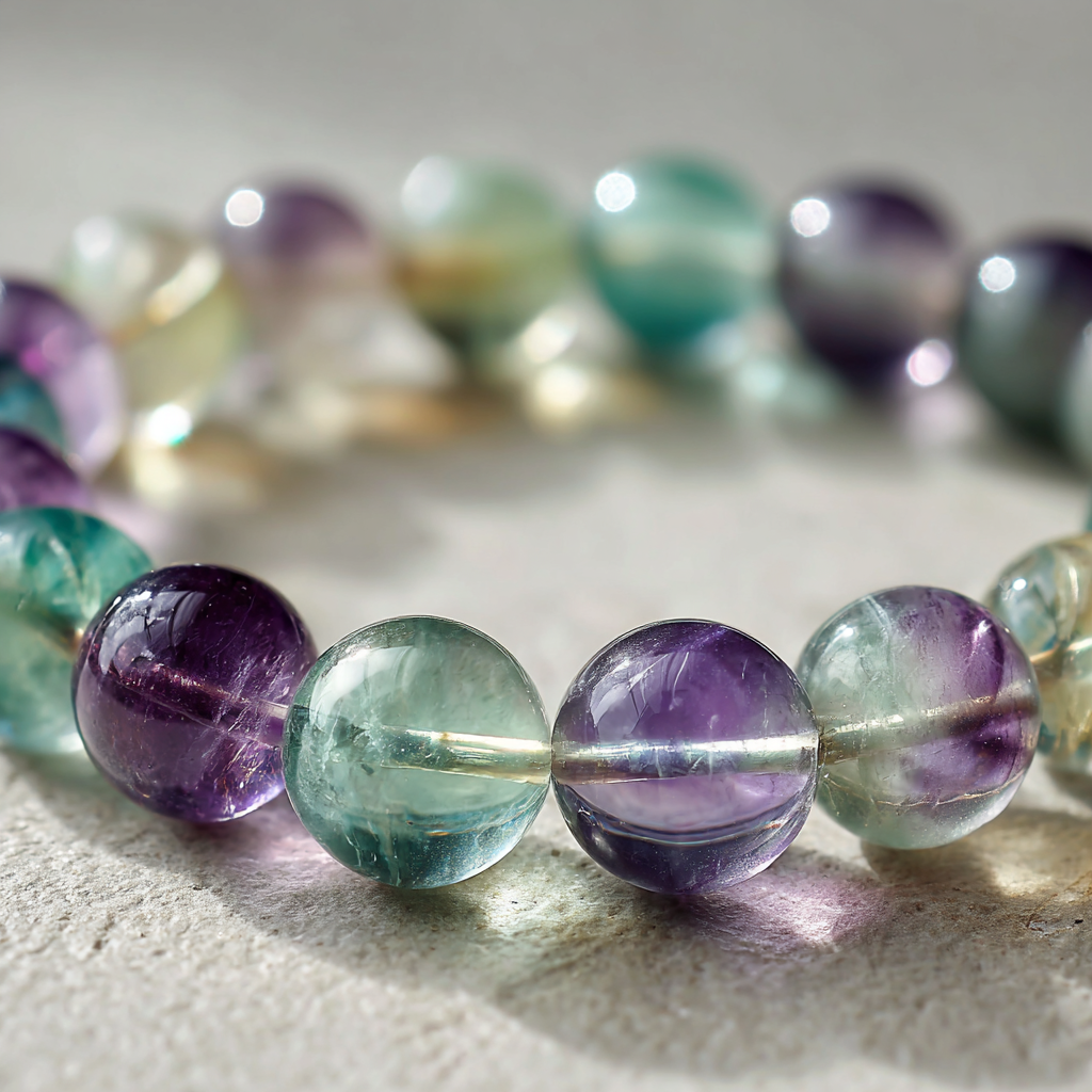 Fluorite Bracelet | Mental Clarity, Balance &amp; Spiritual Harmony