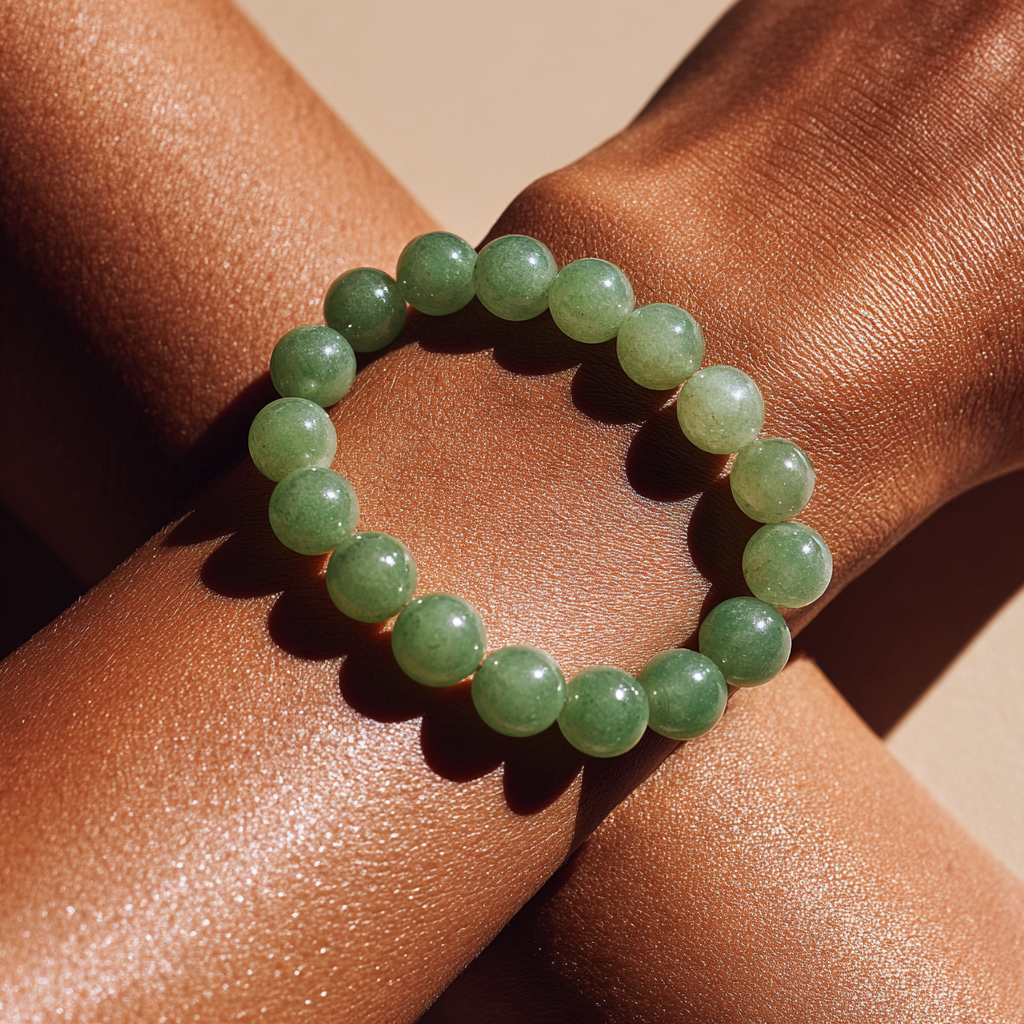 Green Aventurine Bracelet | Luck, Wealth &amp; Heart Chakra Healing