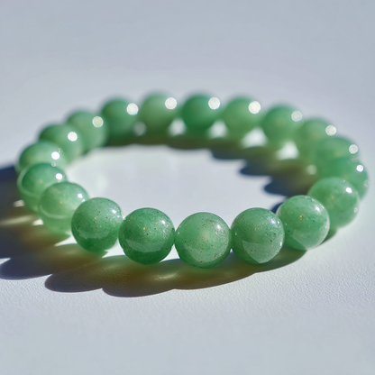 Green Aventurine Bracelet | Luck, Wealth &amp; Heart Chakra Healing