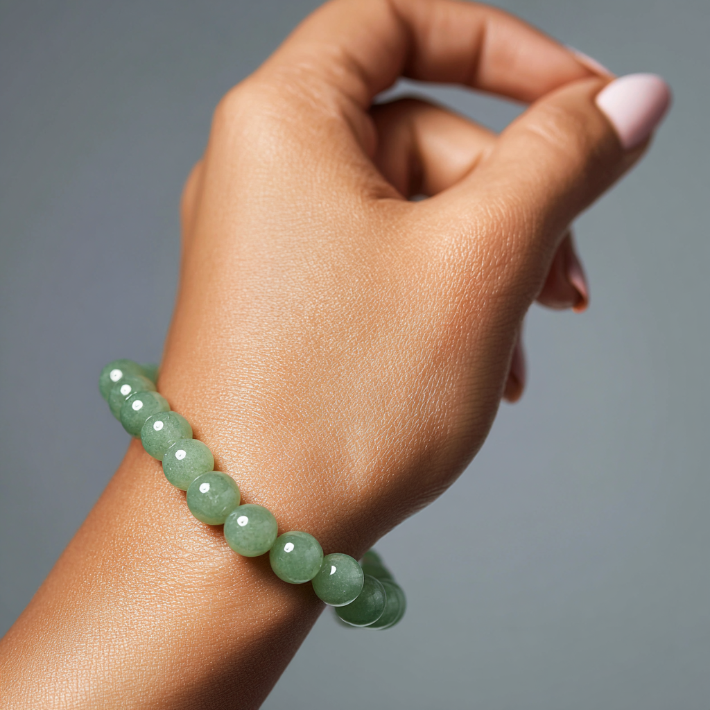 Green Aventurine Bracelet | Luck, Wealth &amp; Heart Chakra Healing