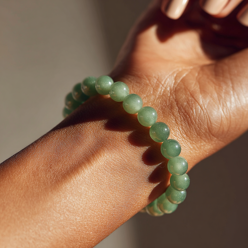 Green Aventurine Bracelet | Luck, Wealth &amp; Heart Chakra Healing